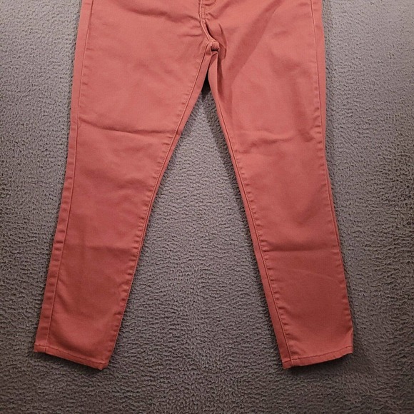 Dockers Jeans Womens 8‎ Pink Mid Rise Skinny 31X26 Casual Denim Stretch Trousers - Picture 6 of 13